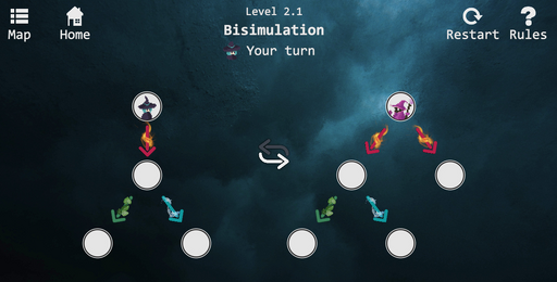 Reactive Bisimilarity Game